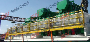 drilling mud recycling system for HDD