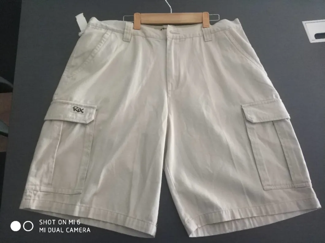 Men Boys Cotton Cargo Chino Shorts Fishing Shorts