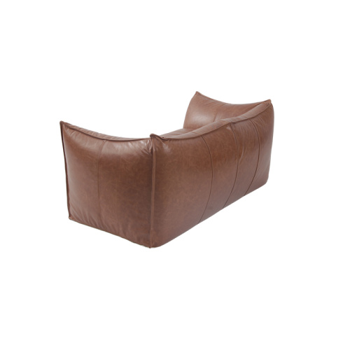 Luxury Le Bambole Vintage Leather Sofa