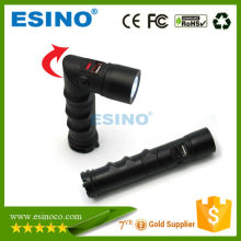 Bendable car charger universal car charger usb charging battery led flashlight