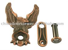 Door Knocker WIth Door Viewer (DK978+180degree door viewer)