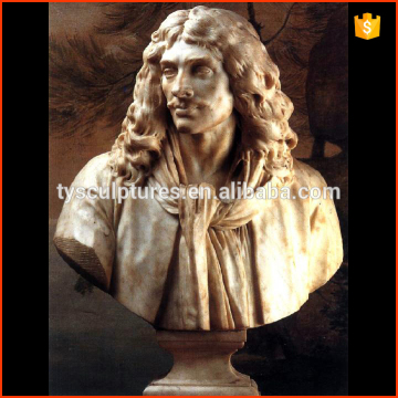 Western famous marble head bust sculptures for decor