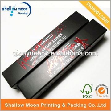 Wholesale customize black eye shadow paper cosmetic box