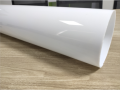 Tubo acrilico in plastica bianca da 150 mm