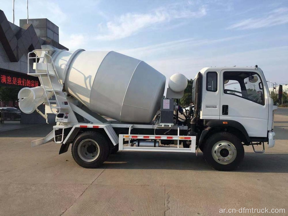 شاحنة خلط الخرسانة SINOTRUK 4X2 HOMAN 4m3