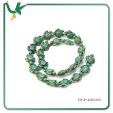 14*18mm Blue Carved Turtle Animal Shaped Spacer Turquoise Charm Beads
