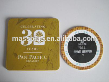 Absorbent Carton Cardboard Paper Coaster,Design Coaster,Cheap Coaster