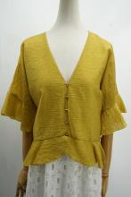 women blouse short sleeve Shell