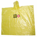 Poncho de pluie jetable promotionnel avec logo personnalisé