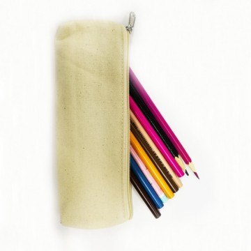 Medium size canvas material pen bag