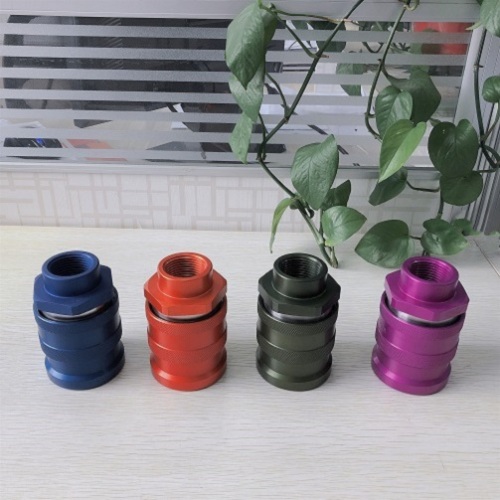 ISO16028 Quick Coupling FF0B ตัวเมียสีน้ำเงิน