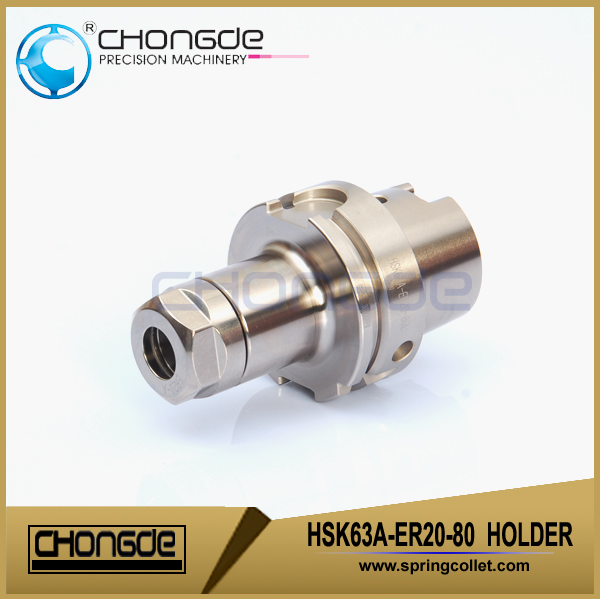 HSK63A-ER20-80 حامل أداة آلة CNC فائقة الدقة