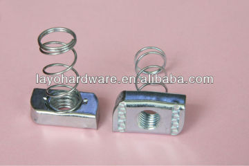 CHANNEL NUT,WITHOUT SPRING,ZINCPLATED