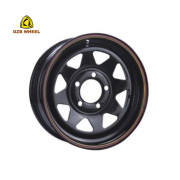 Powder Coated 15inch Steel Wheels for Trailer