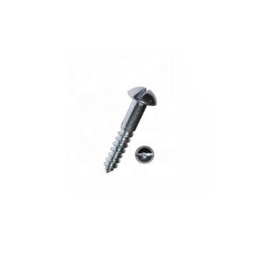 Steel slotted pan head tapping screws / slotted tapping screws