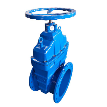 Soft seal gate valve elastic seat seal gate valve flat bottom soft seal gate valve