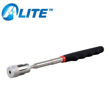 Emergency Used Aluminum 3 LED Telescopic Magnetic Extending Flashlight