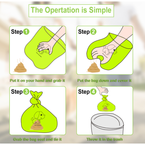 compostable 애완 동물 강아지 똥 가방