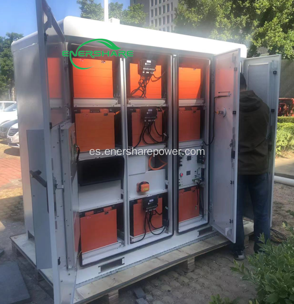 Gabinete de batería de alto voltaje de la estación base del sistema solar