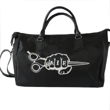 Promotion Personalized Travel durable Glow In The Dark Bag With Leather Decoration
