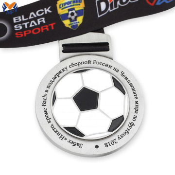 Loja de medalhões de metal de futebol personalizados