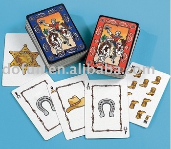 Cowboy Print Playing Cards