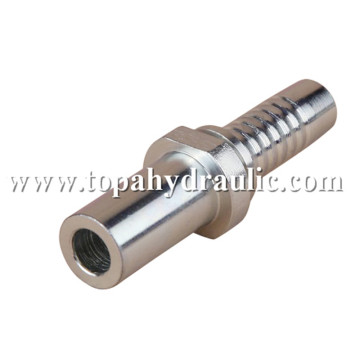 Hydraulic hose valves push to quick connect fittings
