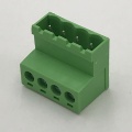 Wire to wire male lug pluggable terminal block