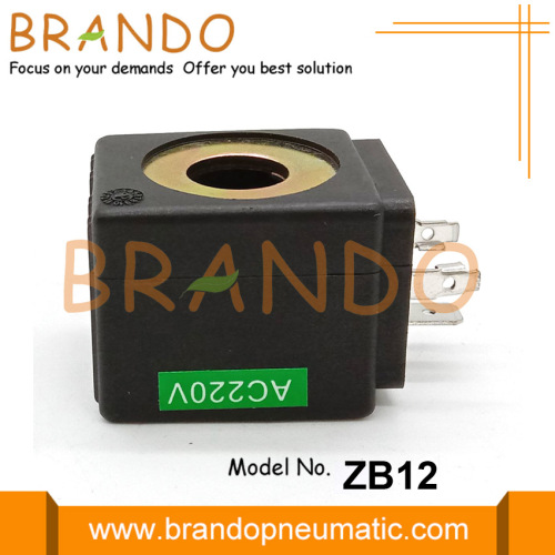 Bobina solenoide tipo Parker ZB12 12W 24VDC 220VAC