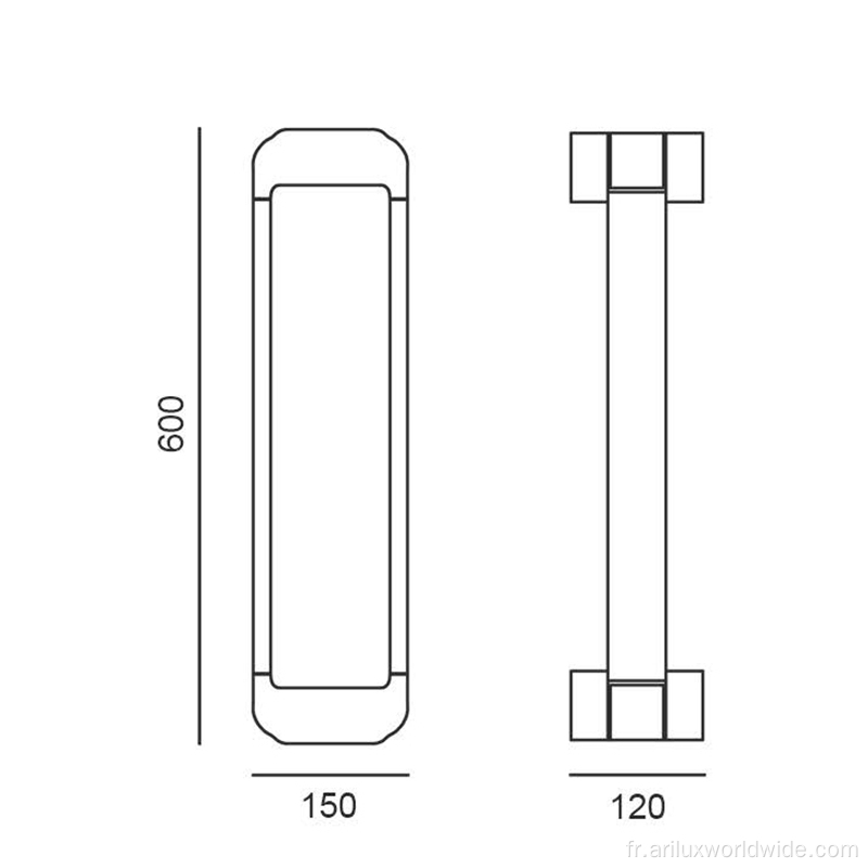 Lumières de jardin extérieures directes d&#39;usine 7W