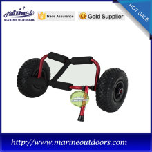Red trailer trolley, Kayak cart for wholesale, Aluminum tube kayak cart