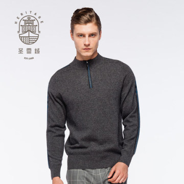 Men's Cashmere Half Zip Sweater