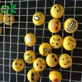 3D Esfera Emoji tenis amortiguadores silicona tapón de vibración