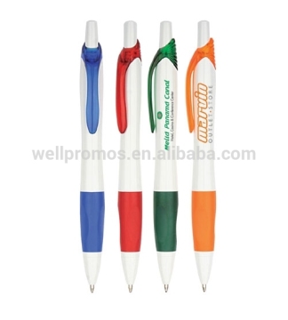 Soft rubber grip advertising ball pen