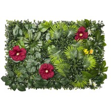 Linwoo Customized Wedding Decor: Roll Up Cloth Preserved Flower Wall Panels