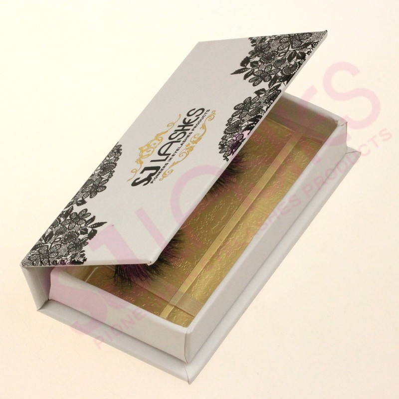 Private Label 3D Silk False/Strip Lashes Synthetic Hair Material False Eyelash