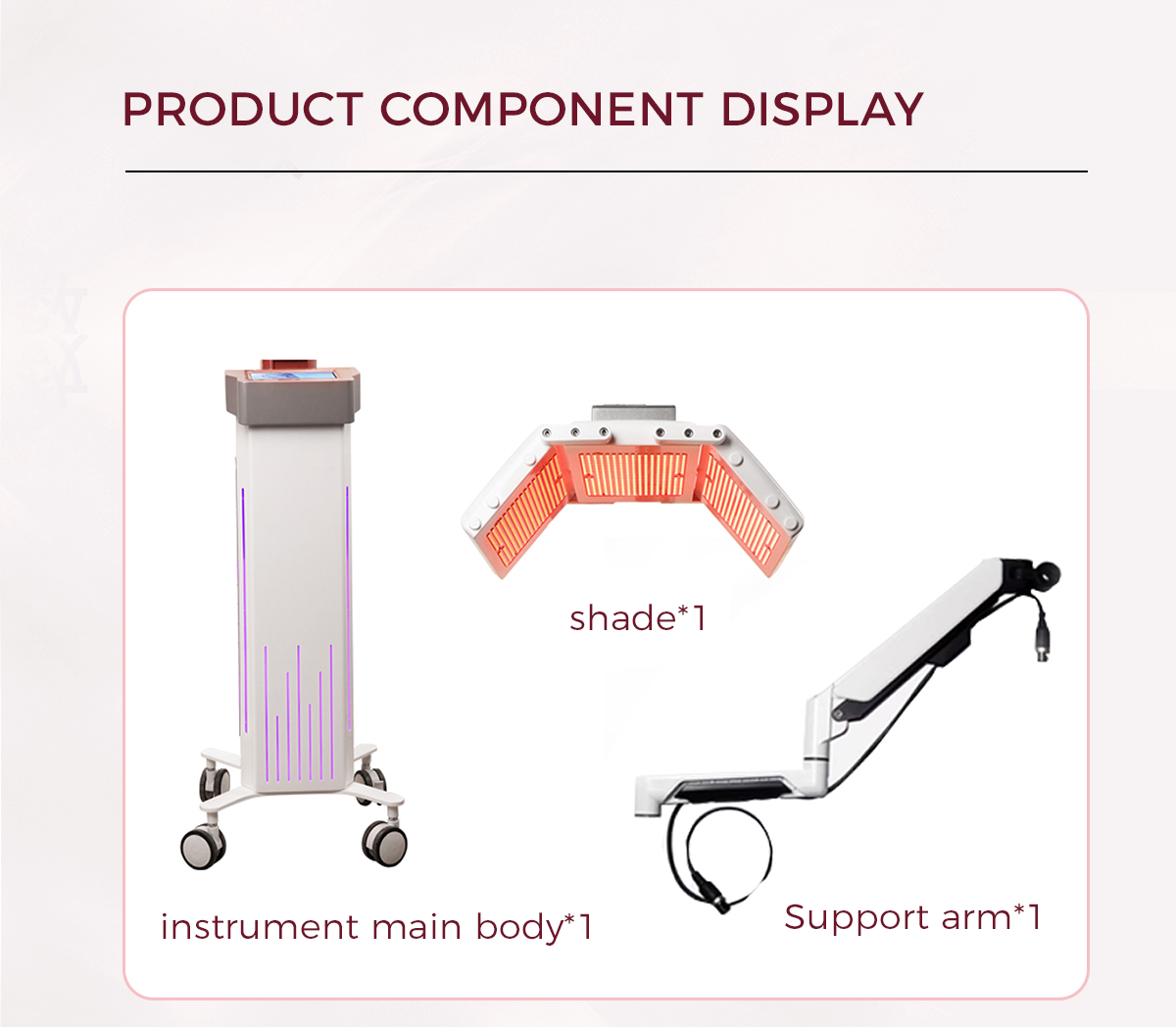 painel de terapia de luz vermelha red light therapy panel