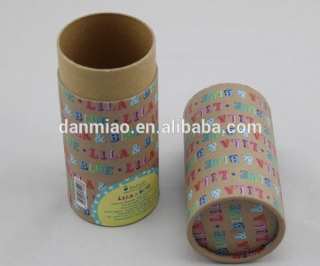 Kraft paper tube with customized printing for tea/gift/food/cometic
