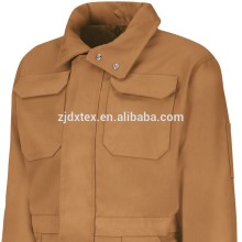 100% cotton khaki flame resistant coveralls working overall