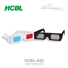 red and blue paper 3d glasses