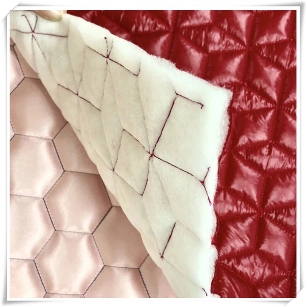 Fashion Fabric Padding Garment Quilted Fabric for Jacket Down Coat