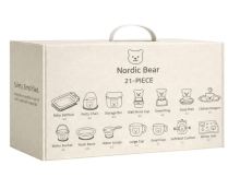 Nordic Bear Luxury Bath Gift Twenty one-Piece Collection