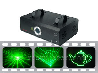 2Watt green SD card animation stage laser.