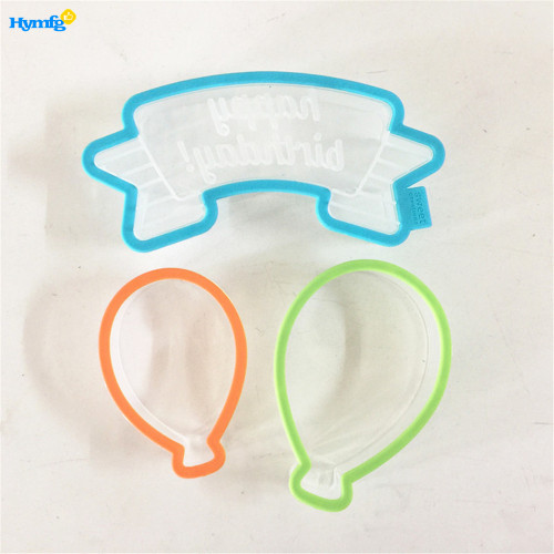 Plastic Happy Birthday Cookie Cutter Set