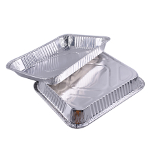 Half size rectangle aluminium foil pan