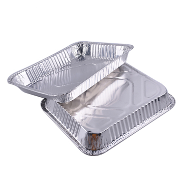 Half size rectangle aluminium foil pan