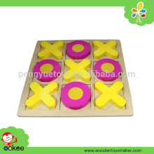 wooden tic tac toe game toy