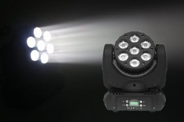 7pcs Rgbw Moving Heads Lighting Waterproof With Iec Power Connector