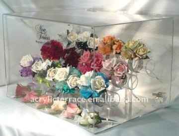 3 tier acrylic corsages display case