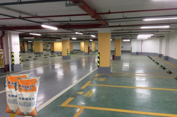 Iron green non-metallic floor hardener